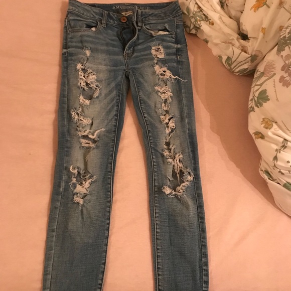 cute skinny ripped jeans